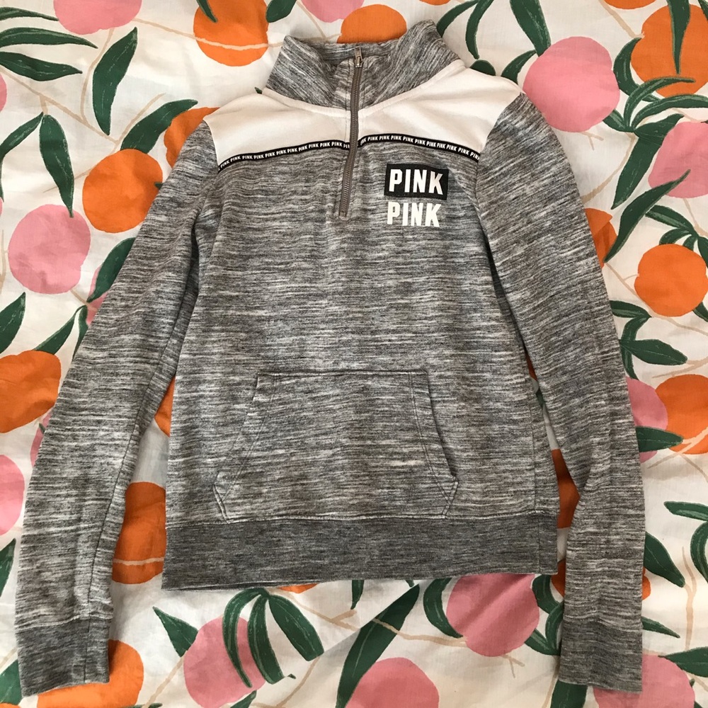 SOLD Victoria’s Secret PINK Quarter Zip Sweatshirt